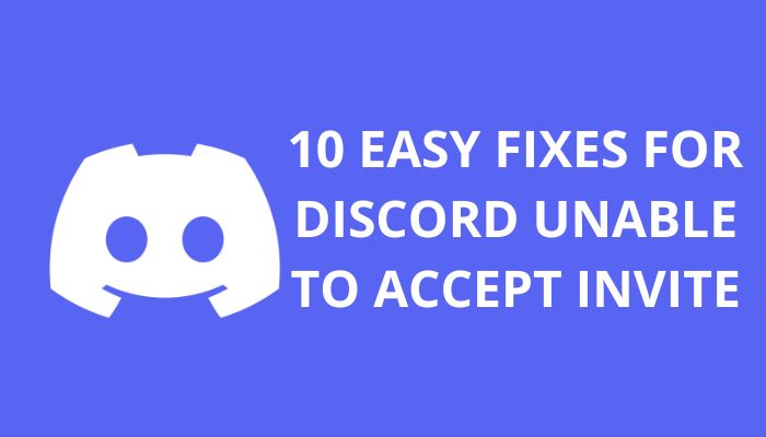Discord unable to accept invite 1 | tycoonstory media Discord logo with text showing 10 easy fixes for discord unable to accept invite problem on desktop and mobile devices.