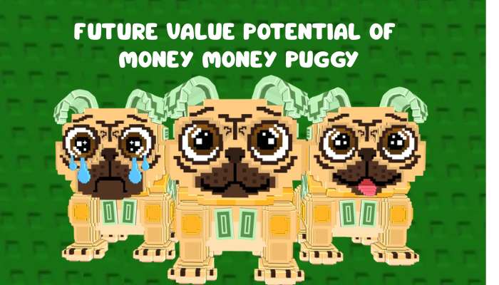 Future value potential of money money puggy | tycoonstory media Money money puggy future value potential illustration showing multiple money money puggy variants and long-term trading value predictions in steal a brainrot.