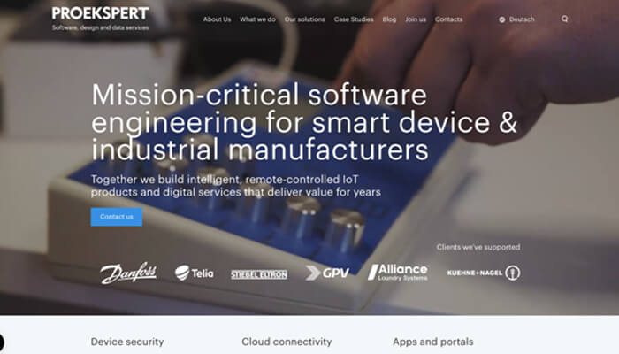 Proekspert - best for iot and embedded software development for device manufacturers | tycoonstory media Proekspert - best for iot and embedded software development for device manufacturers