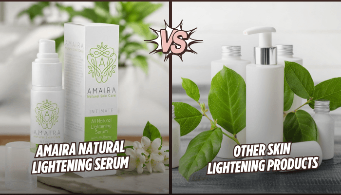 Amaira natural lightening serum reviews - tycoonstory | tycoonstory media Comparison of amaira natural lightening serum and other skin lightening products, highlighting natural ingredients and product packaging – amaira natural lightening serum reviews.
