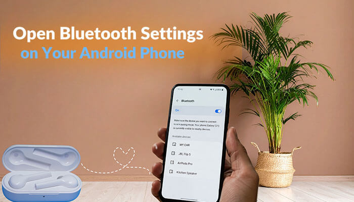 Open bluetooth settings on your android phone - tycoonstory | tycoonstory media Step-by-step instructions to open bluetooth settings on your android phone to pair airpods. Learn how to easily connect airpods to android devices by accessing bluetooth settings and selecting your device from the list. This guide is essential for understanding how to pair airpods to android.