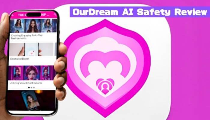 Ourdream ai safety review 2 | tycoonstory media Ourdream ai safety review image showing ai companion platform interface and privacy-focused virtual chat features