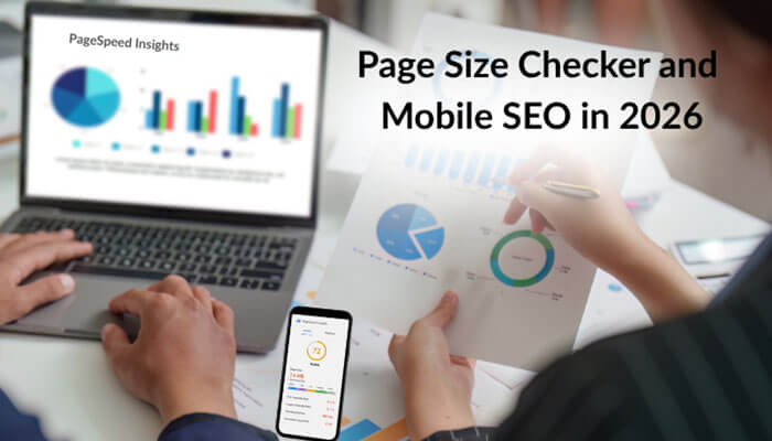 Page size checker and mobile seo in 2026 - tycoonstory | tycoonstory media Page size checker spellmistake mobile seo optimization workspace showing pagespeed insights reports, website loading performance analytics, core web vitals monitoring, and responsive mobile speed testing in 2026