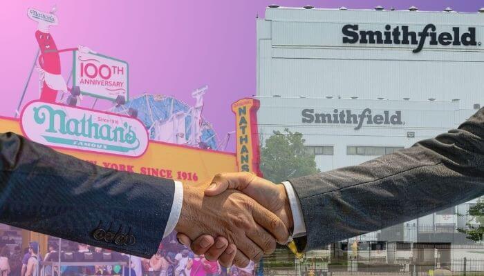 Smithfields nathans famous deal | tycoonstory media Who owns smithfield meats featured image showing smithfield and nathan’s famous deal with wh group business expansion