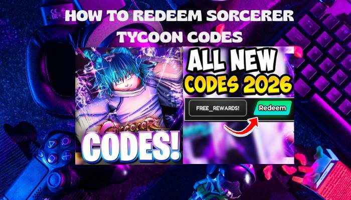 Sorcerer tycoon codes 3 | tycoonstory media Sorcerer tycoon codes redeem tutorial showing new roblox codes, rewards screen, and free bonus claims in 2026