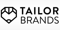 Tailor brands | tycoonstory media Tailor brands logo: a geometric shield icon to the left of the words tailor brands.