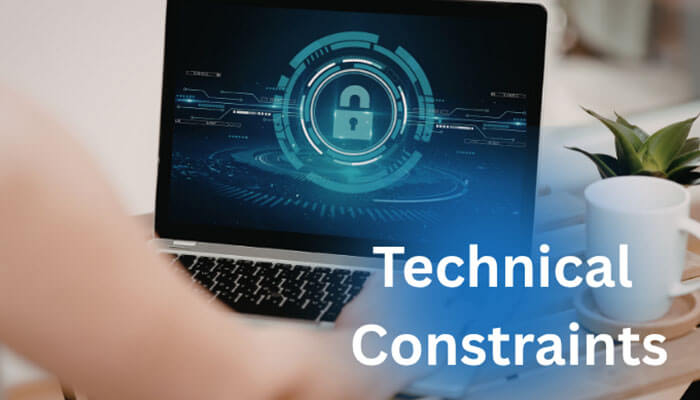Technical constraints - tycoonstory | tycoonstory media Constraint on bavayllo technical limitations illustrated with cybersecurity interface, system protection layers, platform restrictions, network security controls, and digital infrastructure management in 2026.
