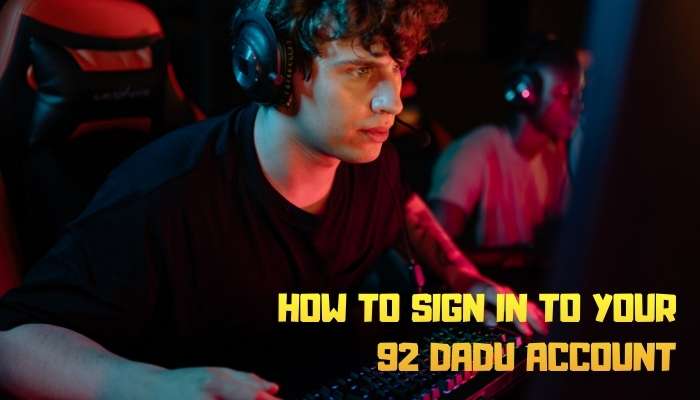 92 dadu login 1 | tycoonstory media 92 dadu login guide showing a user signing in to a gaming account with a secure login process and account access features.