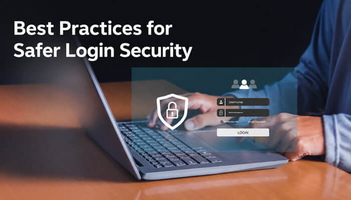 Best practices for safer login security - tycoonstory | tycoonstory media Person using laptop for secure login demonstrating best practices for what is two factor vs two step, highlighting authentication methods and safer login security in 2026.