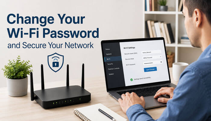 Change your wi-fi password and secure your network - tycoonstory | tycoonstory media How to fix slow internet by changing wi-fi password, securing network settings, and improving router security to prevent unauthorized access and boost speed