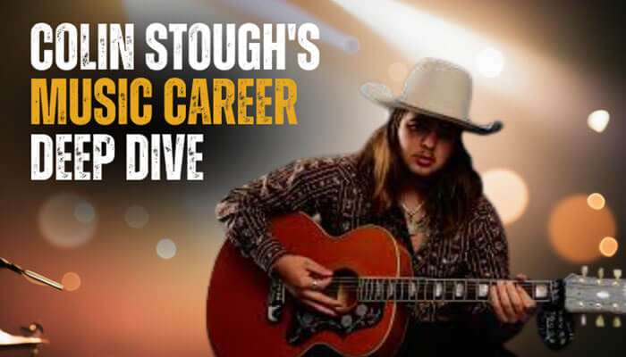 Colin stoughs music career deep dive - tycoonstory | tycoonstory media Colin stough net worth 2026 image featuring country singer‑songwriter colin stough playing acoustic guitar on stage in a deep career dive visual, highlighting his music income, touring earnings, songwriting royalties, and financial trajectory.
