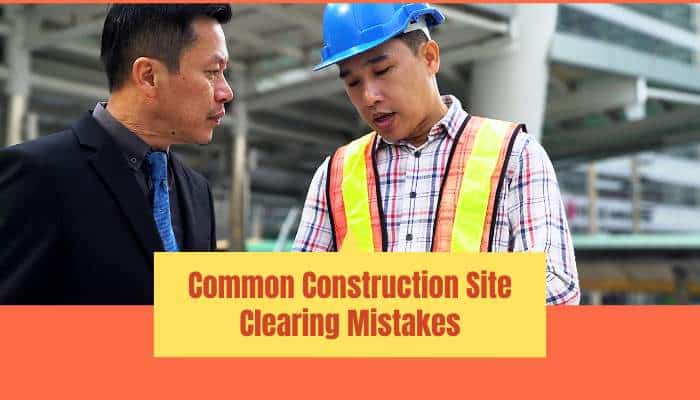 Construction site 2 | tycoonstory media Construction manager and safety worker discussing common mistakes while learning how to clear a construction site safely.