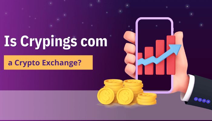Crypings com - tycoonstory | tycoonstory media Crypings com visual explaining “is crypings com a crypto exchange? ” featuring a smartphone displaying an upward trending crypto chart, stacked coins, and digital growth indicators symbolizing trading and investment analysis around crypings com platform.