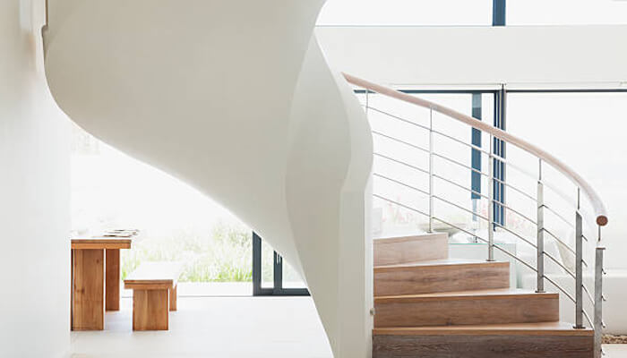 Support features for different stair designs | tycoonstory media Support features for different stair designs