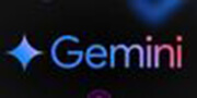 Gemini 1 | tycoonstory media Gemini logo with a blue star icon to the left of the blue-to-pink 'gemini' text on a dark background, brand mark.