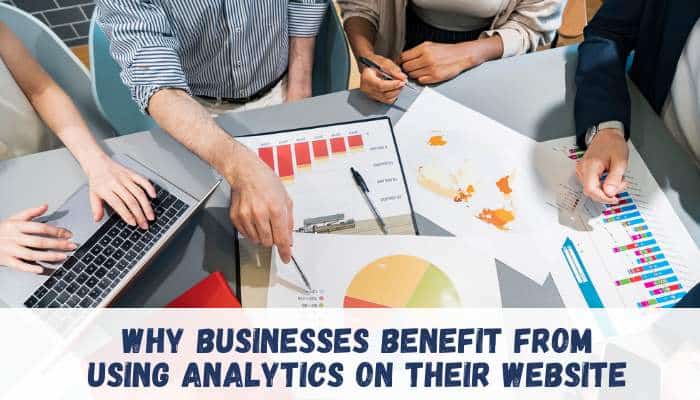 How can businesses benefit from using analytics on their website 1 | tycoonstory media How can businesses benefit from using analytics on their website? Business team analyzing charts, traffic reports, and performance data during a strategy meeting.
