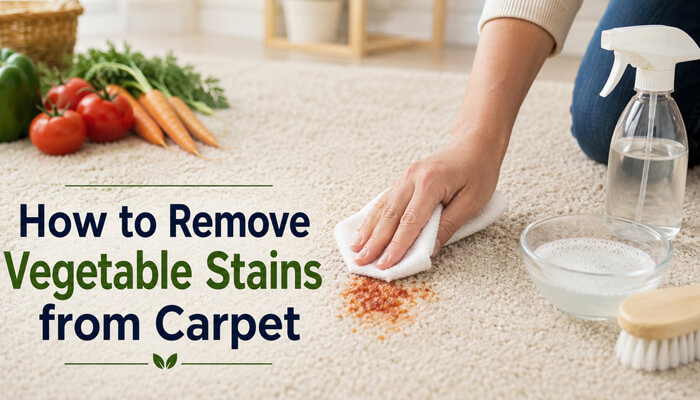How to remove vegetable stains from carpet - tycoonstory | tycoonstory media How to remove vegetable stains from carpet by blotting the affected area with a clean cloth and mild cleaning solution.