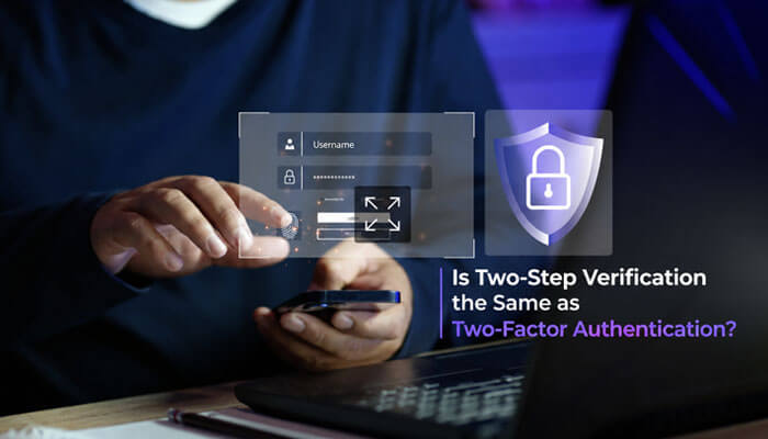 Is two-step verification the same as two-factor authentication? - tycoonstory | tycoonstory media Person using smartphone for secure login with username and password, illustrating what is two factor vs two step, comparing two-step verification and two-factor authentication.