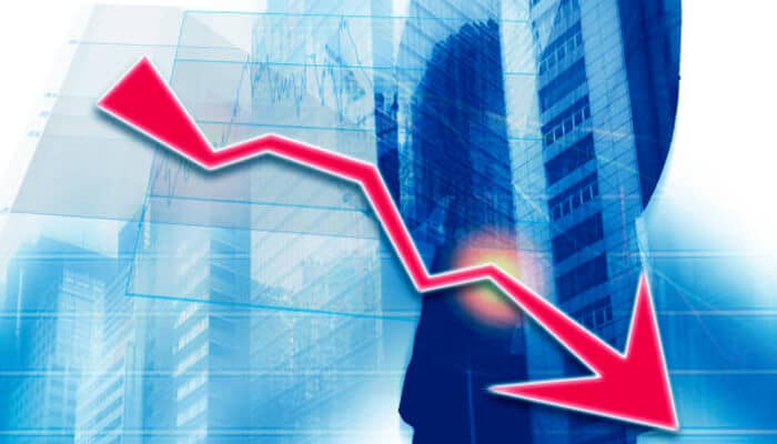 Where businesses commonly fall behind | tycoonstory media Hr policies that are not regularly updated can expose businesses to compliance risks, operational challenges, and declining workplace performance, illustrated by a downward business trend.