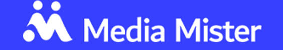 Media mister | tycoonstory media Media mister logo on a blue background