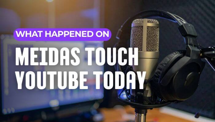 Meidas touch youtube today - tycoonstory | tycoonstory media Meidas touch youtube today podcast-style promotional image showing a studio microphone with headphones and bold text announcing “what happened on meidas touch youtube today” in a modern digital news setup.