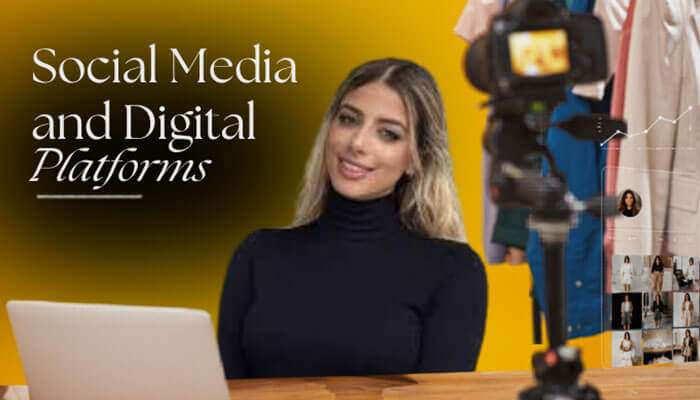 Social media and digital platforms - tycoonstory | tycoonstory media Carla diab net worth 2026 digital media setup: female influencer recording content for social media and digital platforms with laptop and camera, highlighting her online presence, earnings, and brand value