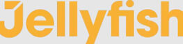 | tycoonstory media Jellyfish logo in bold orange letters on a white background.
