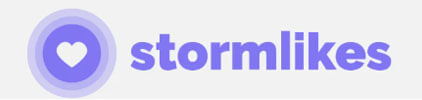 Stormlikes | tycoonstory media Stormlikes logo: purple circular icon with a white heart, next to the purple 'stormlikes' wordmark.