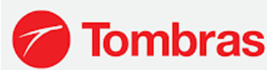 Tombras | tycoonstory media Tombras logo: red circular emblem with a white stylized t next to the red word 'tombras'.