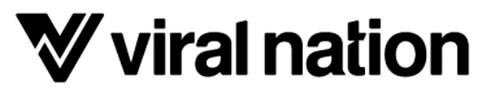 Viral nation | tycoonstory media Viral nation logo with a stylized v icon and bold black wordmark