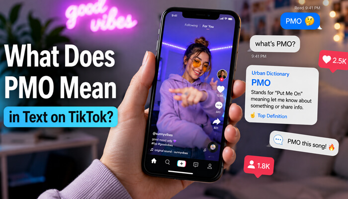 What does pmo mean in text on tiktok- tyconstory | tycoonstory media What does pmo mean in text on tiktok with a smartphone, pmo messages, social media reactions, and slang examples.