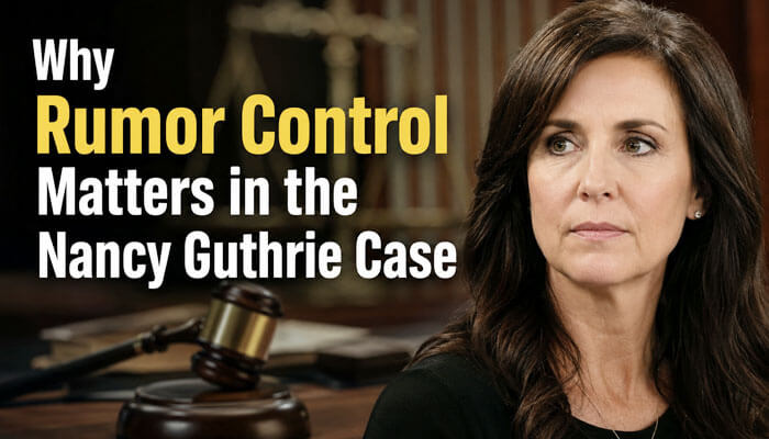 Why rumor control matters in the nancy guthrie case - tycoonstory | tycoonstory media Latest news on nancy guthrie explaining why rumor control matters in the nancy guthrie case
