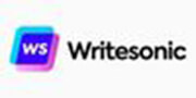 Writesonic 2 | tycoonstory media Writesonic logo: a blue-purple square icon with 'ws' next to the word writesonic