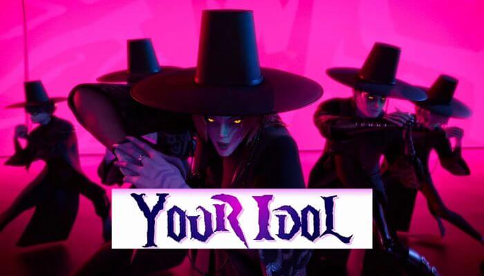Your idol meaning explained | tycoonstory media Your idol lyrics english close-up of the saja boys during the supernatural performance in kpop demon hunters, highlighting the song's dark meaning and symbolism.