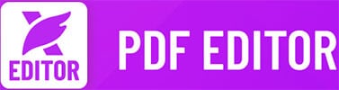 Foxit pdf editor - tycoonstory | tycoonstory media Pdf editor banner: purple gradient with a white square logo and the words 'pdf editor'.