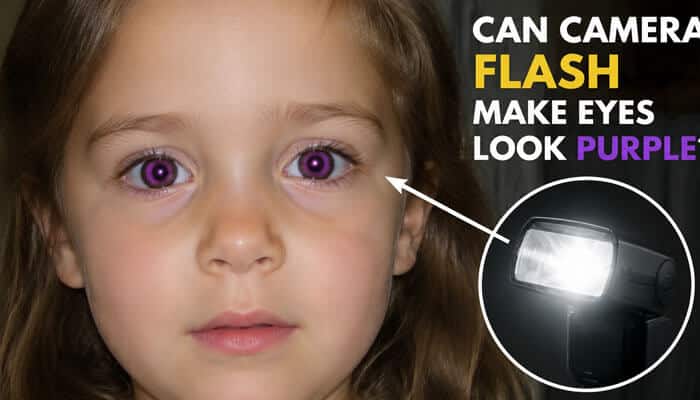 Can camera flash make eyes look purple - tycoonstory | tycoonstory media Is it possible to have purple eyes? A child’s eyes appearing purple under camera flash, explaining how lighting, reflections, and camera effects can change eye color appearance.