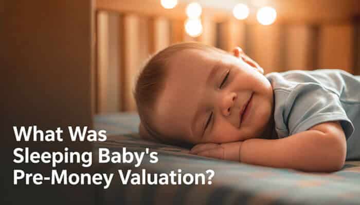 What was sleeping baby's pre-money valuation? - tycoonstory | tycoonstory media Sleeping baby net worth analysis showing a peaceful sleeping infant while exploring the company’s pre-money valuation, investment opportunity, and shark tank financial details.