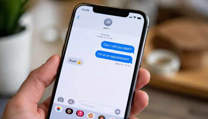 Do read receipts work on imessage sms mms and rcs - tycoonstory | tycoonstory media How to turn off read receipts iphone example showing an imessage chat with read status on the screen.
