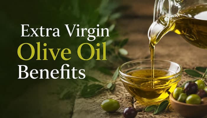 Extra virgin olive oil benefits - tycoonstory | tycoonstory media Extra virgin olive oil being poured into a bowl with olives highlighting its health benefits, antioxidants, and mediterranean diet importance
