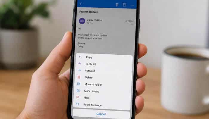 How to retract an email in outlook mobile 1 | tycoonstory media How to retract an email in outlook on a mobile phone using the recall message feature in the outlook app