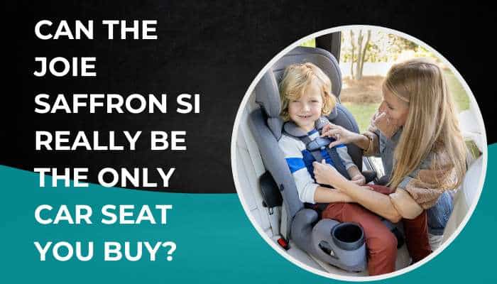 Joie saffron si 1 | tycoonstory media Joie saffron si 4-in-1 convertible car seat installed in a vehicle, showing a child securely buckled in for safe and comfortable travel.