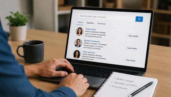 Search author pages speaker profiles and directories - tycoonstory | tycoonstory media How to find someone's email by searching author pages, speaker profiles, and professional directories to discover verified business contact information for outreach.