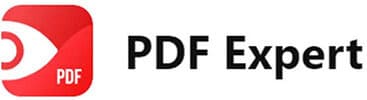 Pdf expert - tycoonstory | tycoonstory media Pdf expert logo: red rounded-square icon with a white swoosh and the text 'pdf expert' to the right