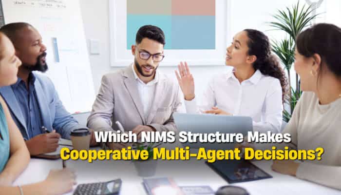 Which nims structure makes cooperative multi-agency decisions - tycoonstory | tycoonstory media Which nims structure makes cooperative multi-agency decisions showing emergency management representatives collaborating in a mac group to establish strategic priorities, coordinate resources, and support unified incident response efforts