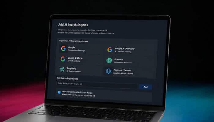 Adding ai search engines through the api - tycoonstory | tycoonstory media Advanced web ranking api interface showing ai search engine integration, google ai overview, chatgpt, perplexity, and keyword ranking automation for advanced seo performance tracking.