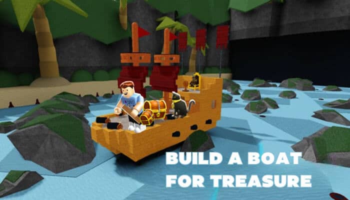 Build a boat for treasure - tycoonstory | tycoonstory media Fun roblox games to play with friends featuring build a boat for treasure, where players construct a custom boat and navigate rocky waterways to reach hidden rewards.