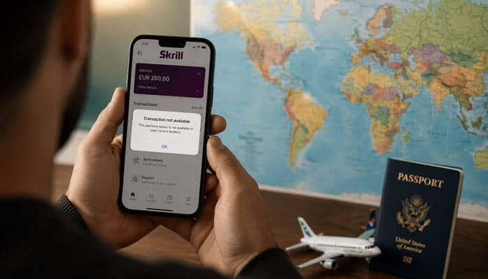 Can skrill promotion codes be used in another country - tycoonstory | tycoonstory media Skrill promotion codes eligibility check on a mobile app during an international money transfer with location and transaction restrictions.