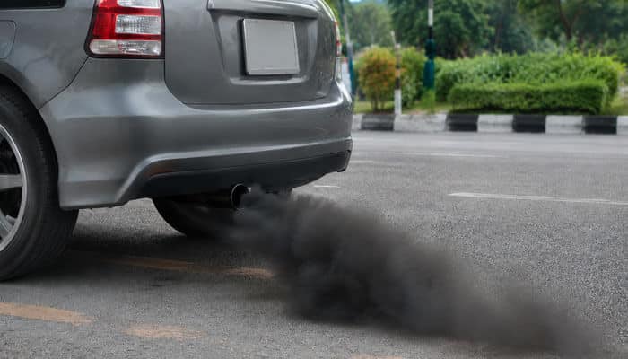 Common symptoms of an emissions system problem - tycoonstory | tycoonstory media Emissions system problem causing thick black exhaust smoke from a car tailpipe.
