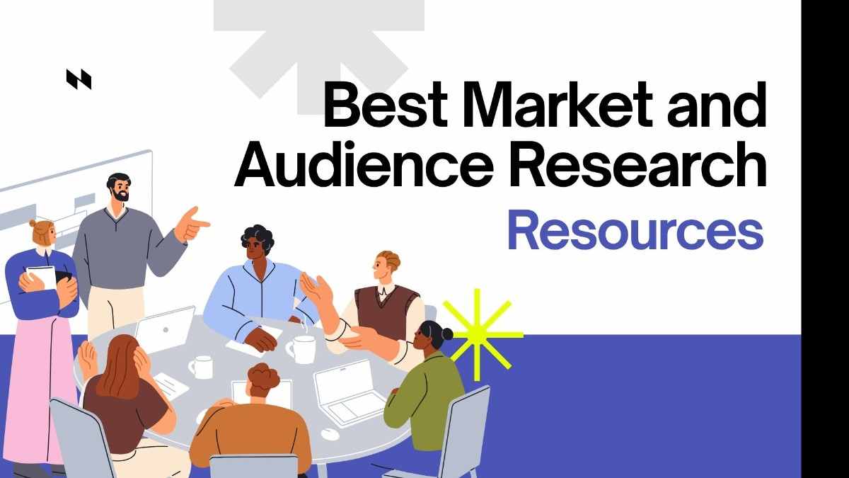 Digital marketing resources - tycoonstory | tycoonstory media Digital marketing resources graphic showing market and audience research strategies, teamwork, analytics, and tools for improving digital marketing campaigns.