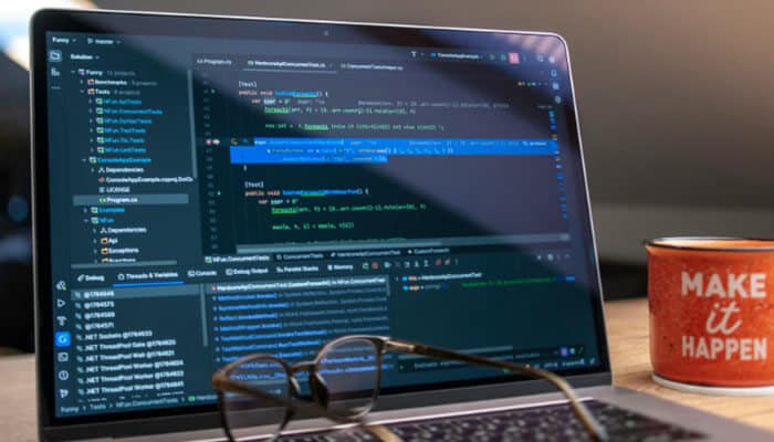 Does endbugflow automatically fix bugs - tycoonstory | tycoonstory media How does endbugflow software work shown through a developer coding interface used to represent debugging, issue tracking, code analysis, and software workflow management.
